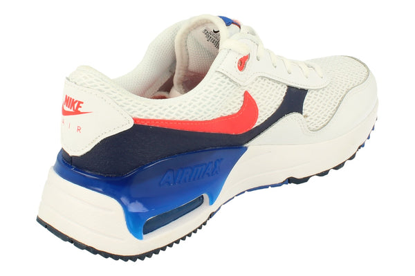 Nike Air Max System GS Trainers DQ0284  101 - White Bright Crimson 101 - Photo 0