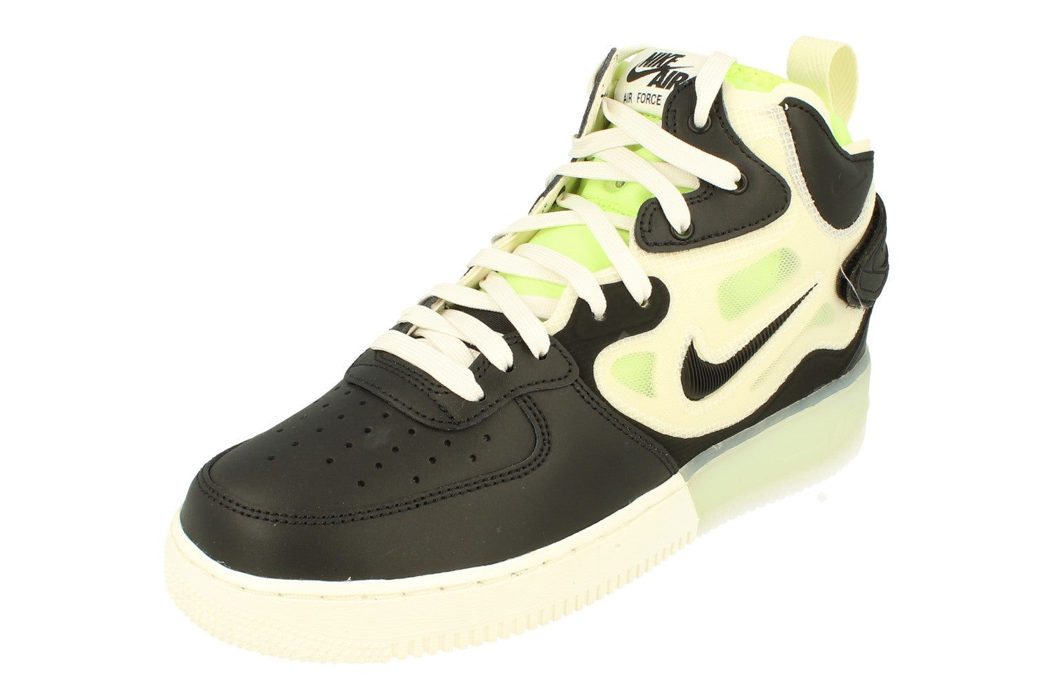 Nike Men's Air Force 1 Mid '07 LV8 Shoes in Black, Size: 8.5 | DZ2554-001