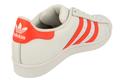 Adidas Originals Superstar Junior Trainers Sneakers  FW3978 - White Red White Fw3978 - Photo 2