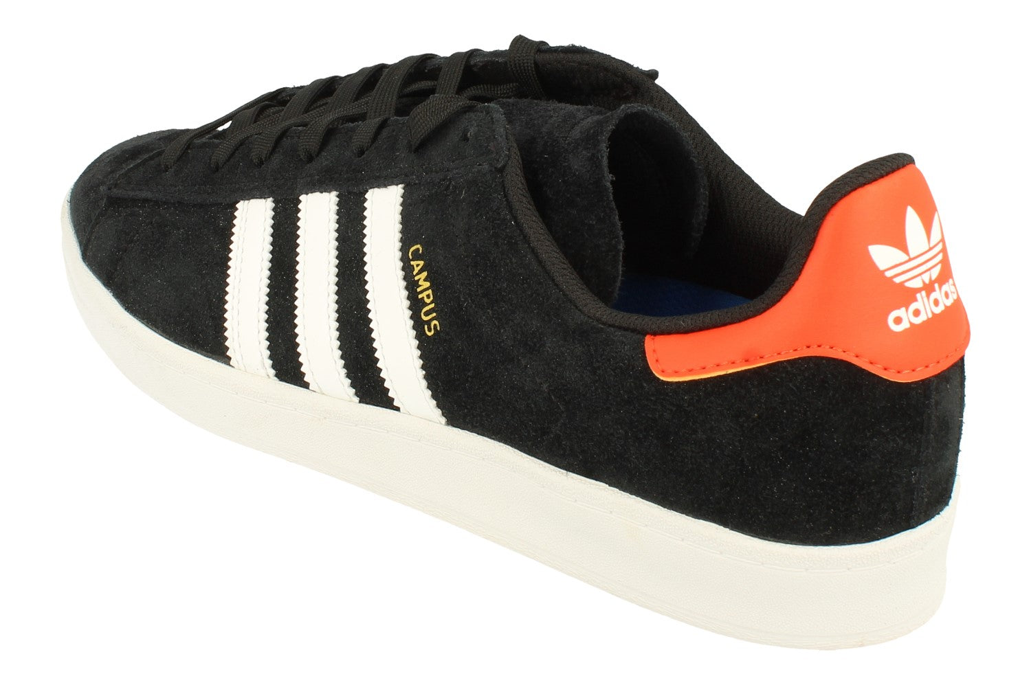 Adidas campus mens black clearance and red